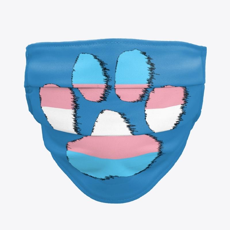 Transgender Pride Paw